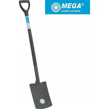 Rýč Rovný rýč kalený 45 HRC kovová násada 115 cm MEGA 14361