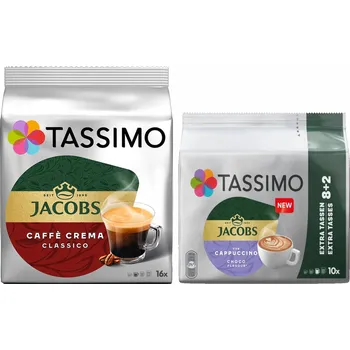 Kapsle Tassimo Jacobs Cappuccino Choco 2 x 8 ks [16 káv]