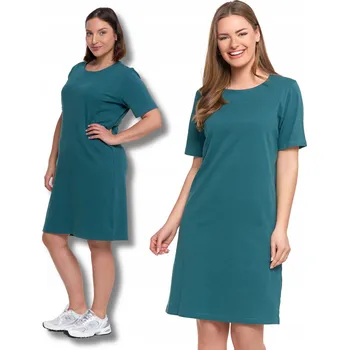 Dámské šaty ŠATY dámské MORAJ tričkové letní s krátkým rukávem, délka nad koleno S