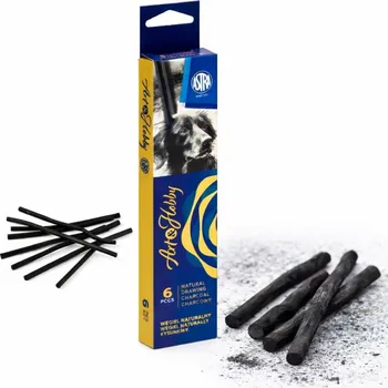 Art&Hobby ARTEA Přírodní uhlík/uhel 6-8mm, sada 6ks, 323115003