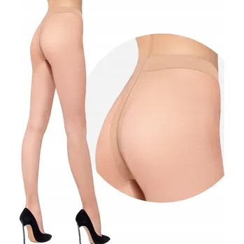 Dámské punčochy Punčocháče Dámské 15 DEN Bez kalhotek Neviditelná špička Legs 4-L