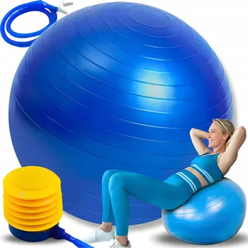 Gymnastický míč SPORTOVNÍ MÍČ FITNESS GYM BALL 65 CM S PUMPIČKOU