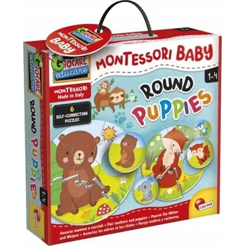 Puzzle Montessori dětské kulaté puzzle - Lisciani