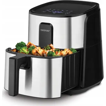 fritéza Horkovzdušná fritéza Zelmer ZAF6000 6 l, 1500 W, stříbrná