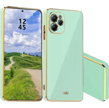 Pouzdro na mobilní telefon Zadní Kryt RCBR pro Xiaomi Poco X5 Pro 5G GLAMOUR COLOR CASE tyrkysový