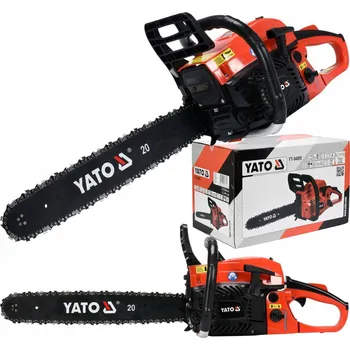Motorová pila Benzínová řetězová pila Yato 3,4 HP, 56,5 cm3, lišta 48 cm