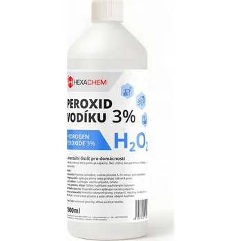 Univerzální čisticí prostředek Peroxid vodíku 3% - Tekutý čistič s aktivním kyslíkem - 1000 ml
