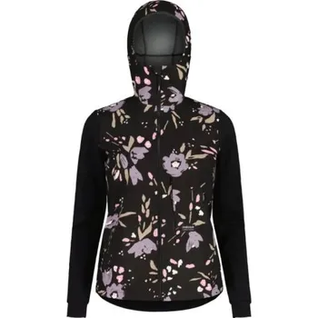Dámská bunda Maloja SENNESM. PRINTED Deep Black Brushflower - černá L