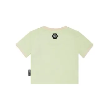 Pánské oblečení PHILIPP PLEIN T-Shirt 28149 Zelená Regular Fit 8