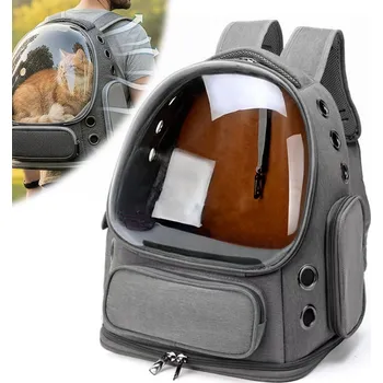 Obraz PRŮHLEDNÝ PLETENÝ OBAL PRO KOČKY PŘEPRAVKA PRO PSA A KOČKU S VENTILACÍ