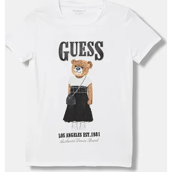 Pánské tričko Dětské tričko Guess J6RI10.K6YW4.PPY2 bílá 00X, vel. 122-125