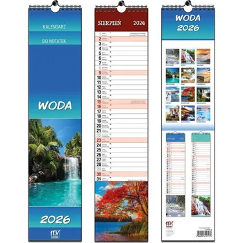 Kalendář Kalendář 2026 proužkový 13listový Voda