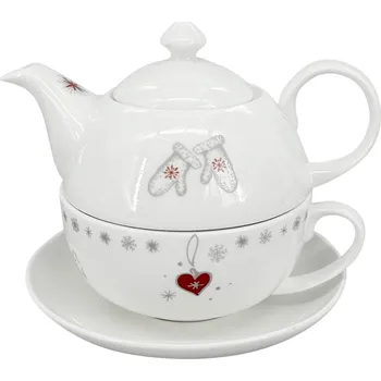 Čajová souprava Banquet Čajová konvice se šálkem 400 ml