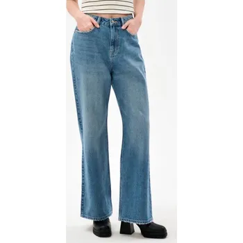 Dámská móda Sinsay - Džíny s&nbsp;širokými nohavicemi - modrá - 216HC-55J - 216HC-55J-42