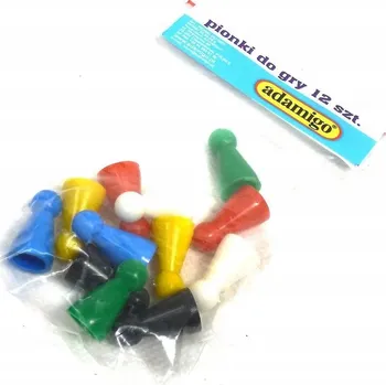 Příslušenství k deskovým hrám Herní figurky Adamigo , 12 kusů