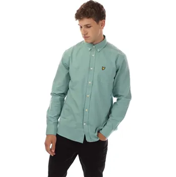 Pánská košile Košile Lyle and Scott Turquoise 1533732 XS