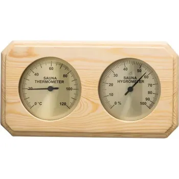 BELUTO Saunový teploměr s vlhkoměrem - horizontální