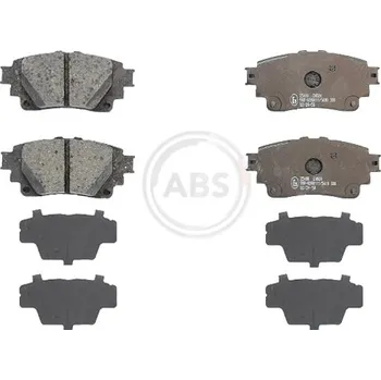 Brzdová destička Sada brzdových destiček, vždy 4 kusy v sadě A.B.S. 35400