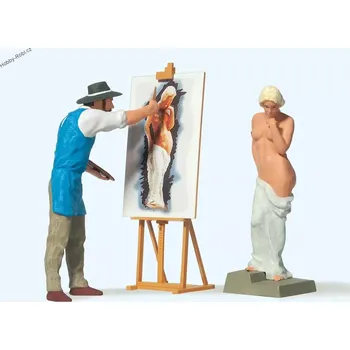 Modelová železnice Postavičky Umělec G - Preiser 45095 (Zahradní železnice)