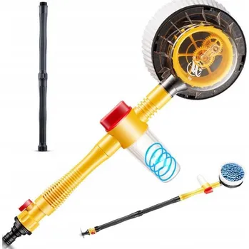 Mycí kartáč na vozidlo OTOČNÝ KARTÁČ NA MYTÍ AUTA 3 REŽIMY DÁVKOVAČ DLOUHÝ 119 CM PRO ZAHRADNÍ HADICI