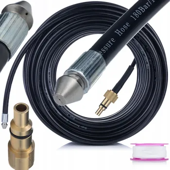 Příslušenství pro vysokotlaký čistič HADICE PRO ČIŠTĚNÍ KANALIZACE 40M LAVOR PARKSIDE PHD + TRYSKA