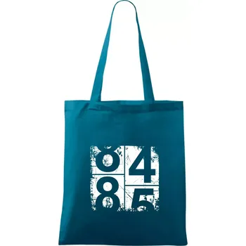 Tachometr 85 - Taška bavlněná - 42 x 38 cm ( Petrolejová )