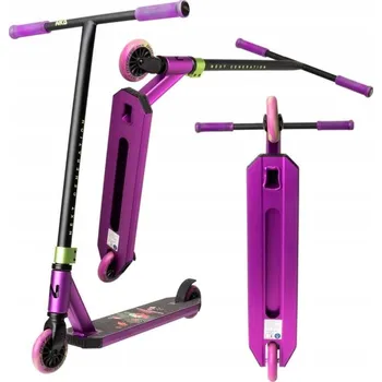 Koloběžka Freestyle koloběžka NKD Next Generation Stunt fialovo-zelená 79,4 cm