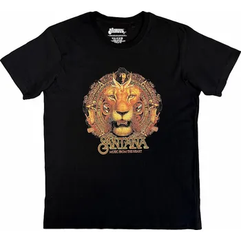 Pánská móda Santana tričko, Lionhead Black, pánské XXL