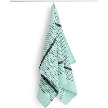 Utěrka Kuchyňská utěrka s přídavkem lnu HAY Linear 52 x 80 cm AE746.E494.AQ09 tyrkysová 60X
