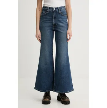 Dámské džíny Džíny Levi's RIBCAGE BELLS A7503 modrá 57X, vel. 29/30