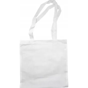 Nákupní taška Látková taška MOB bílá 40 x 40 cm