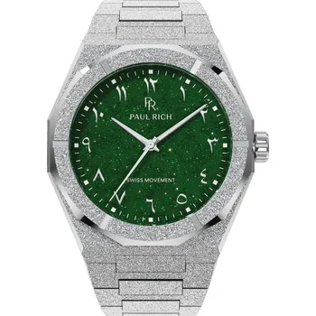 Hodinky Paul Rich PR-45269 Mens Watch Frosted Star Dust II Emerald Mirage 43mm 5ATM