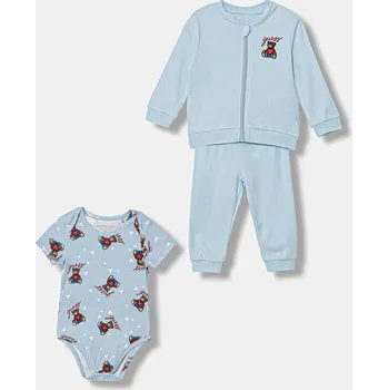 Kojenecké oblečení Kojenecká tepláková souprava Guess H6RW02.KA6W4.PPY2 modrá 55X, vel. 68-76