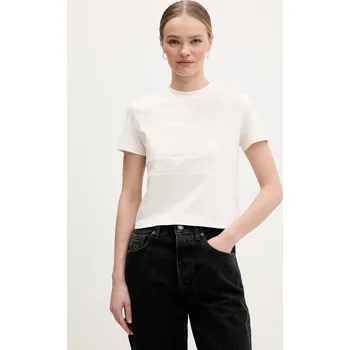 Pánské tričko Bavlněné tričko Tommy Jeans DW0DW22539 béžová 01X, vel. S