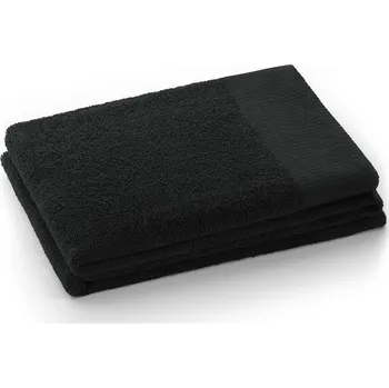 Ručník Bavlněný ručník AmeliaHome AMARI černý, velikost 50x100
