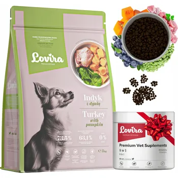 Krmivo pro psa Doplňky stravy pro psy LOVIRA kousky 3360 g