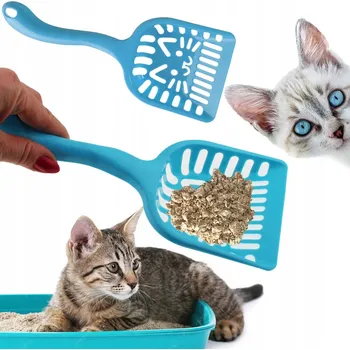 Toaleta pro kočku Lopatka na záchodové mísy Pro Kočky Velká plastová 29 cm