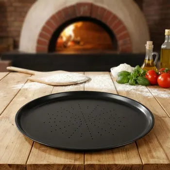 Plech na pečení Forma na pečení pizzy Tadar 32,5 cm kulatá