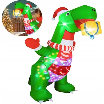 Vánoční dekorace Vánoční nafukovací dekorace Roztomilá ozdoba Vánoční dekorace Zabudované LED osvětlení