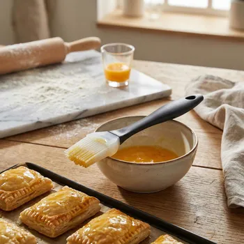 DE BUYER Optimal 25 cm černý - silikonový kuchyňský kartáč