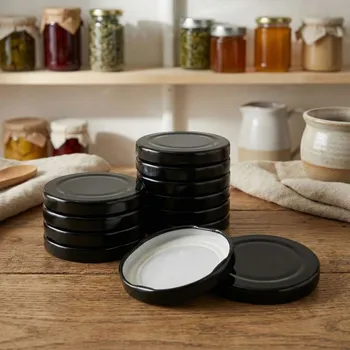 Láhev Uzávěry na lahve kovové Tadar Soczek 5 cm 10 ks černé