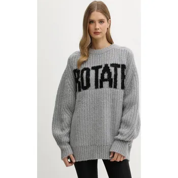 Pánský svetr Svetr s příměsí vlny Rotate 114641039 šedá 90X, vel. M