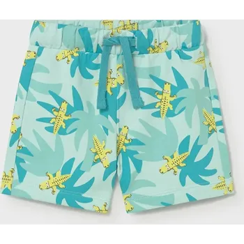 Dětské bavlněné šortky Mayoral 1224.3H.Baby.PPY2 tyrkysová 66X, vel. 98