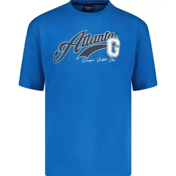 Pánské tričko Pánské tričko ve větší velikosti s krátkým rukávem Adamo 131503-385 modré (7XL)