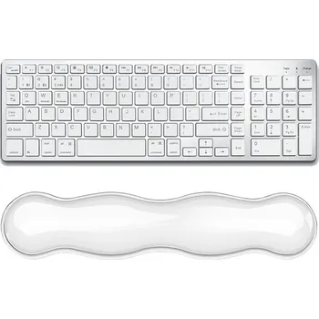 Klávesnice pro tablet Podložka pod zápěstí pro použití s klávesnicí - silikonová - průhledná