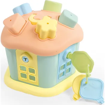 Hračka pro nejmenší Dolu Prostrkávadlo domeček s klíči