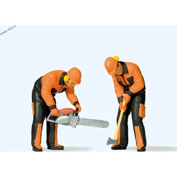 Modelová železnice Postavičky Lesáci G - Preiser 44914 (Zahradní železnice)