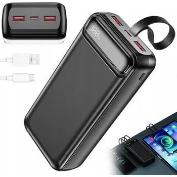 Powerbanka POWERBANKA 50000mAh 22,5W QC PD 2×USB-A 22,5W + 1×USB-C 20W