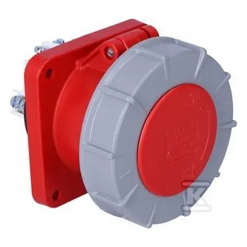 Elektrická zásuvka Elektrická Zásuvka na pracovní desku Pce červená