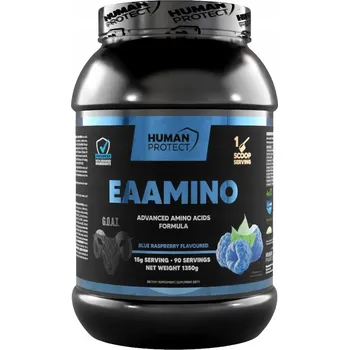 Aminokyselina EAA Aminokyseliny Human Protect Malinový prášek 1350 g